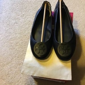 Size 8 Tory Burch Minnie Travel Ballet flats